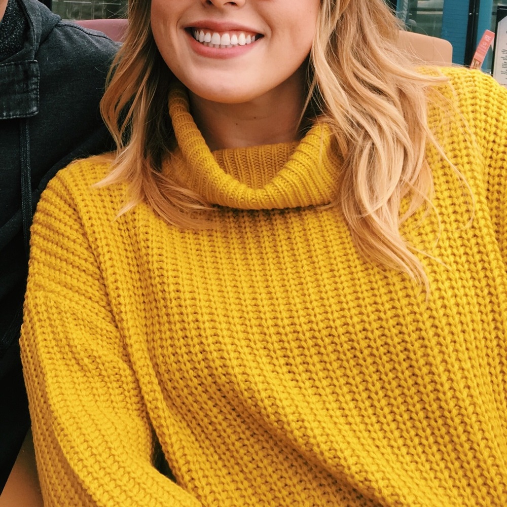 Mustard Yellow Bulky Sweater